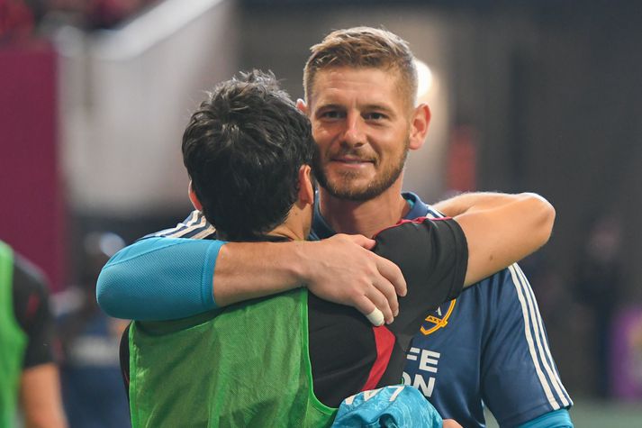 Matt Lampson þegar hann var leikmaður Los Angeles Galaxy í MLS-deildinni.