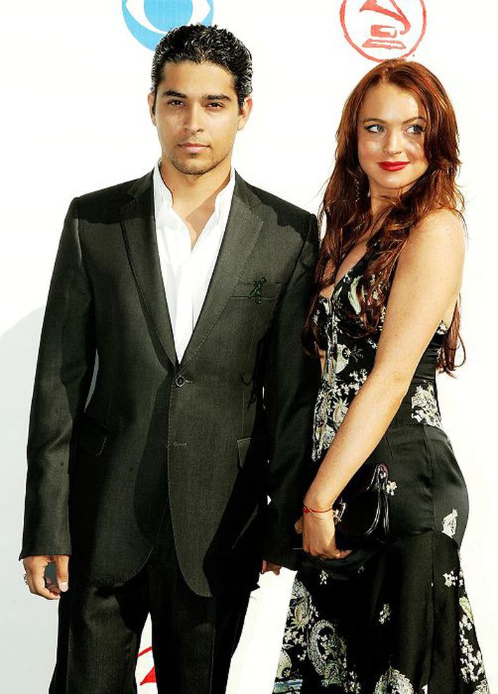 Leikarinn Wilmer Valderrama og Lindsay Lohan voru kærustupar árið 2004. Nordicphotos/Getty