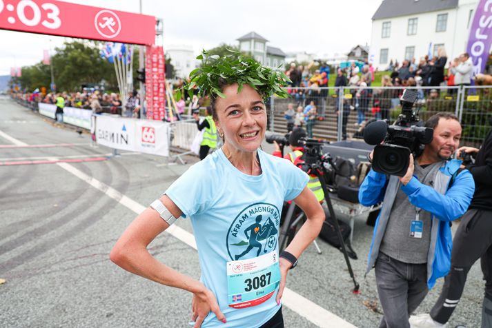 Elísa Kristinsdóttir varð Íslandsmeistari í hálfmaraþoni í ágúst. Hún hljóp svo 82 kílómetra á HM í utanvegahlaupum í dag og varð í 11. sæti.