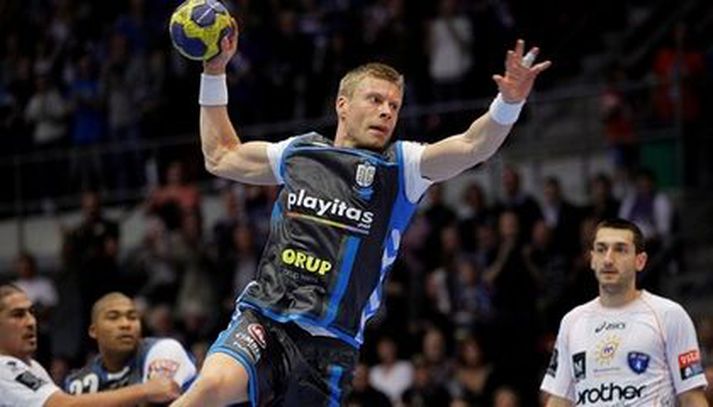 Guðjón Valur Sigurðsson er í úrvalsliði síðustu umferðar í Meistaradeild Evrópu í handbolta.