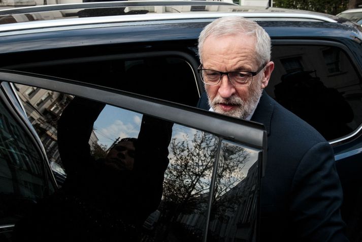 Jeremy Corbyn formaður Verkamannaflokksins.