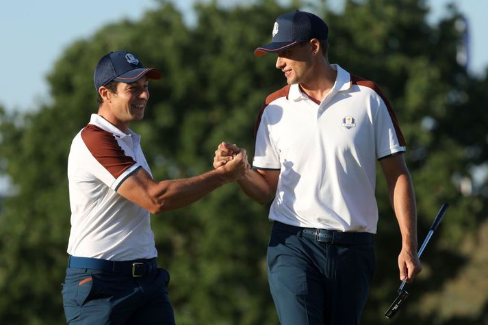 Viktor Hovland og Ludvig Aberg fóru á kostum í morgun