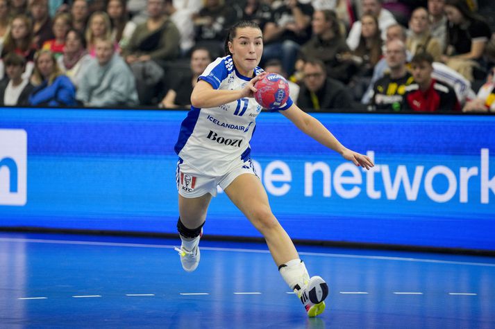 Elín Klara Þorkelsdóttir var markahæsti leikmaður íslenska liðsins á heimsmeistaramótinu.