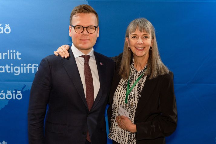 Guðmundur Ari og Siv á tímamótunum í Svíþjóð.