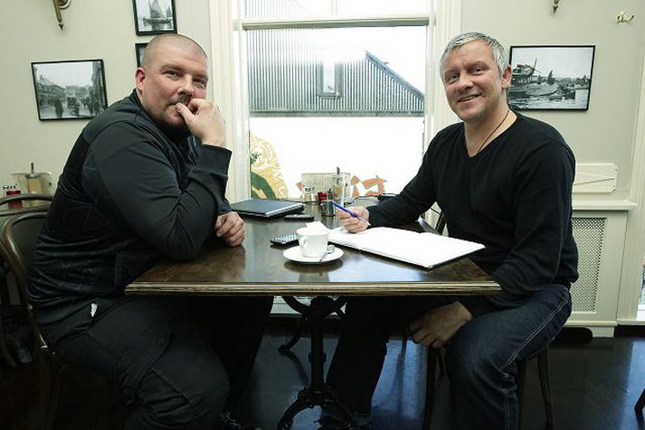 Guðfinnur Sölvi Karlsson, eigandi Priksins, og Ófeigur Friðriksson, eigandi Hverfisbarsins, funduðu í gær um samþykkt borgarráðs. Þeir eru í forsvari fyrir Félag kráareigenda. Fréttablaðið/Vilhelm