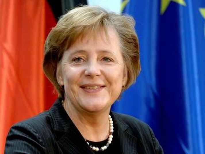 Angela Merkel, kanslari Þýskalands. Mikið hefur mætt á henni undanfarna daga enda Þýskaland óumdeilt forysturíki evrulandanna.