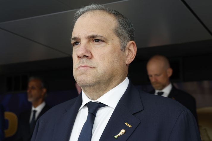 Victor Montagliani, forseti Concacaf, hefur leitt fund sambandsins um að hafna tillögum Fifa.