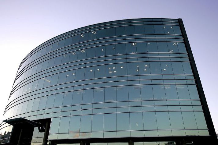 Kauphöllin, eða Nasdaq OMX Iceland, eins og hún nefnist fullu nafni. 