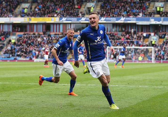 Jamie Vardy hefur farið mikinn í undanförnum leikjum Leicester.