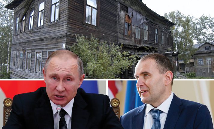 Þessi bygging þótti ekki nógu góð fyrir Vladimir Putin og Guðna Th. Jóhannesson.