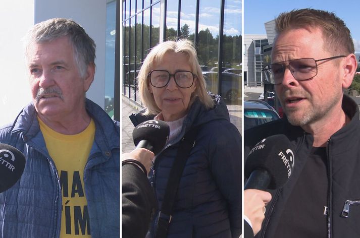 Flestir sem fréttastofa ræddi við voru búnir að gera upp hug sinn en gerðu athugasemdir við umræðuna í aðdraganda atkvæðagreiðslunnar.