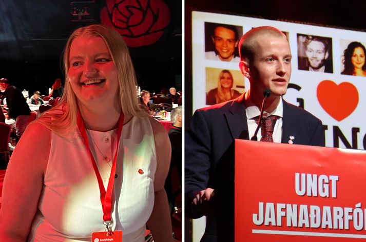 Bæði Lilja Hrönn og Jóhannes Óli hafa tekið þátt í störfum Ungs jafnaðarfólks undanfarin ár.