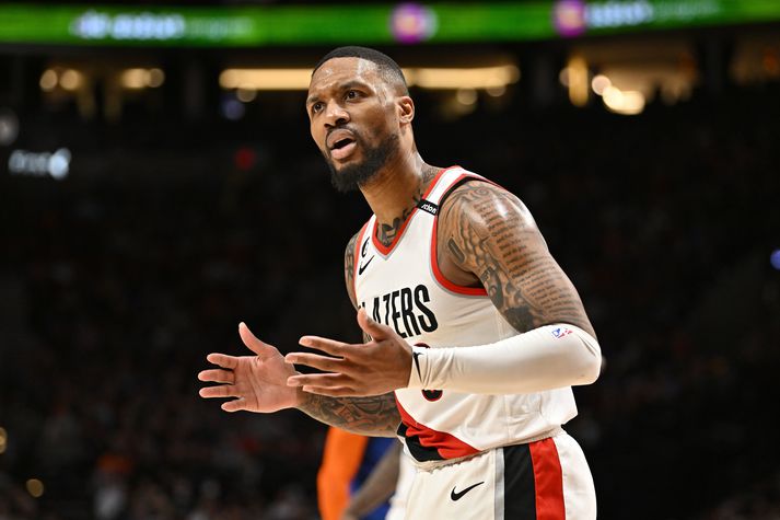 Damian Lillard hefur spilað með Portland allan sinn feril. 