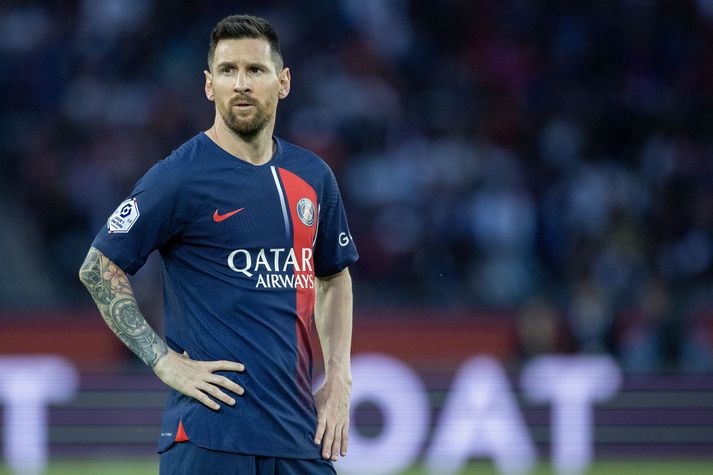 Lionel Messi lék með Paris Saint-Germain í tvö ár.
