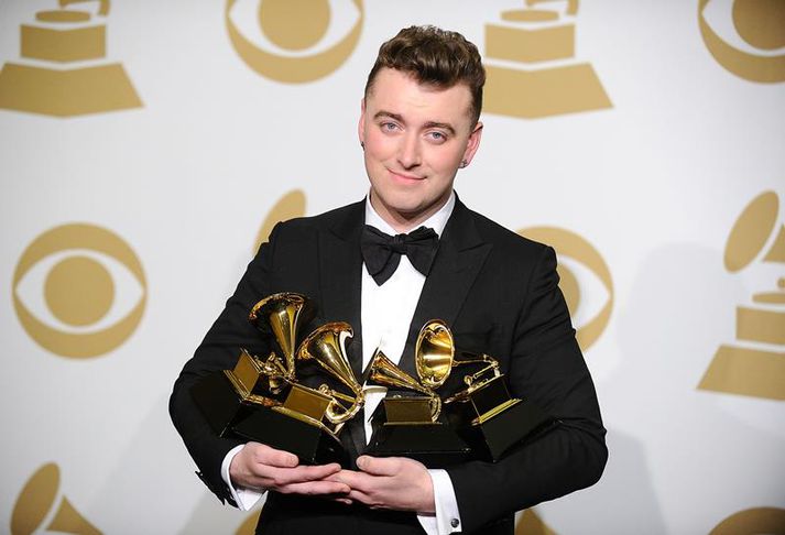 Sam Smith vann til fjögurra verðlauna í gær.