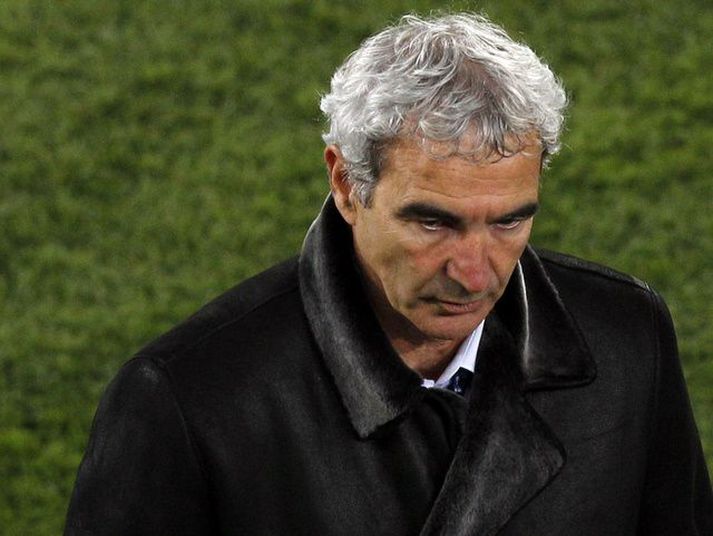 Raymond Domenech, landsliðsþjálfari Frakka.