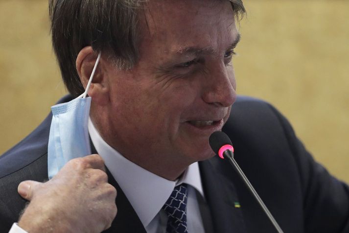 Jair Bolsonaro, forseti Brasilíu.