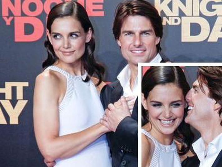 Tom Cruise og Katie Holmes.