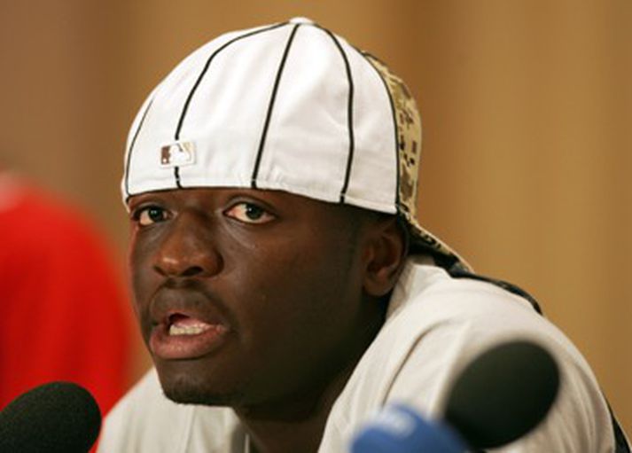 Sulley Muntari er frá Ghana og spilaði með landsliðinu á HM síðasta sumar.