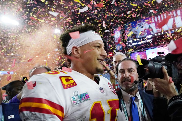 Patrick Mahomes og félagar í Kansas City Chiefs unnu Super Bowl í febrúar en sá leikur var spilaður á sunnudegi eins og allir hinir.