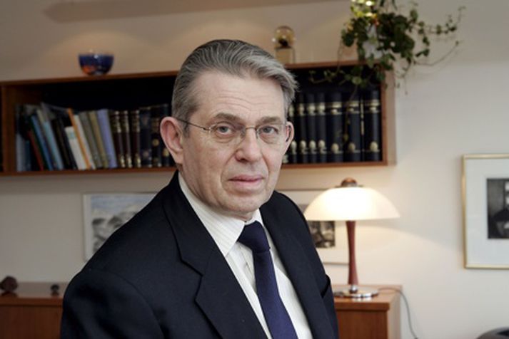 Björn Bjarnason, fyrrverandi ráðherra, setur samkomuna. Mynd/ Vilhelm.