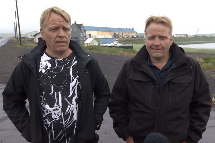 Tvíburabræðurnir Björn Guðmundur og Björn Víkingur Björnssynir á Kópaskeri.