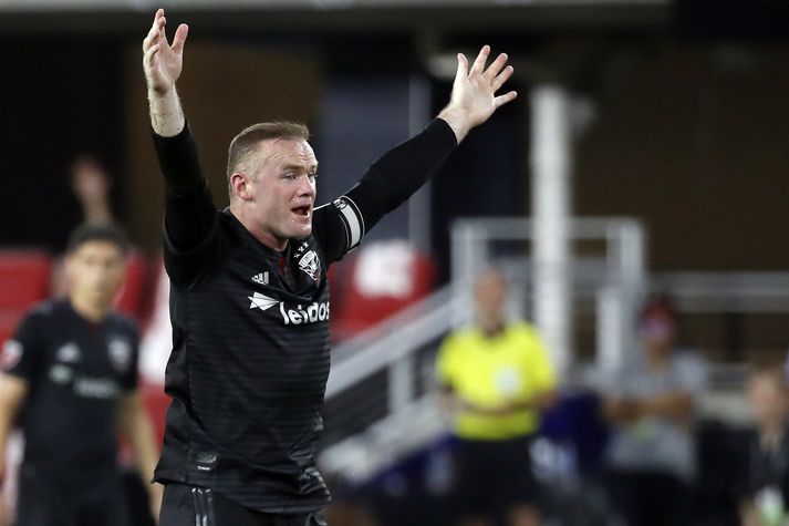 Rooney í leik með DC United en hann færði sig yfir til Bandaríkjanna í sumar.
