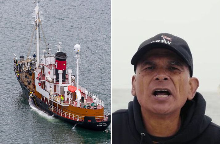 Rodney Coronado, leiðangursstjóri Leiðangurs 86 á vegum Paul Watson Foundation. Nafn leiðangurs er bein vísun í herferð Sea Shepard gegn hvalveiðum Íslendinga árið 1986.