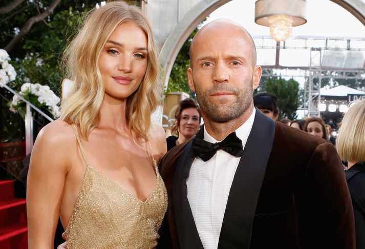 Rosie og Jason á Golden Globes.