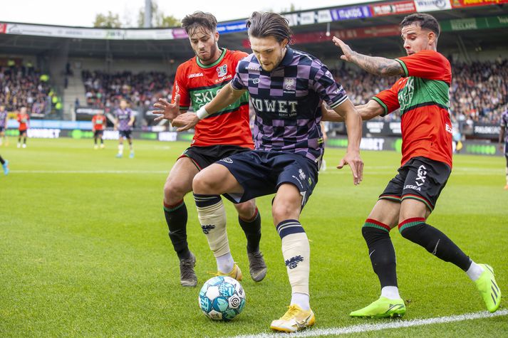 Willum Þór Willumsson í leik með Go Ahead Eagles. 