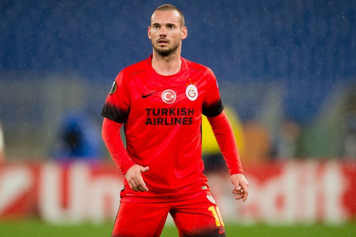 Wesley Sneijder er á mála hjá Galatasaray.