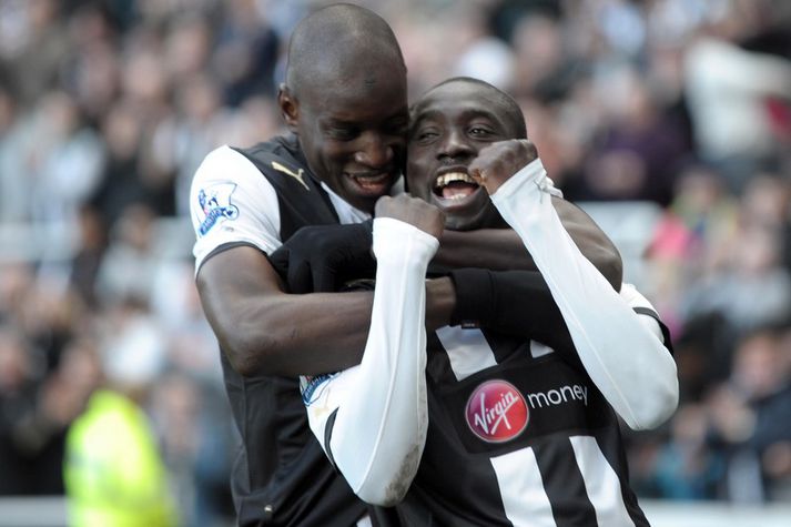 Papiss Cissé og Demba Ba.