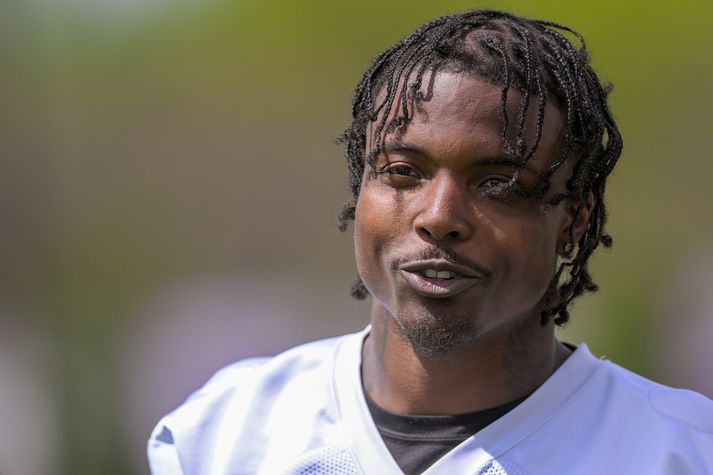 Khyree Jackson átti bjarta framtíð fyrir sér í NFL deildinni.