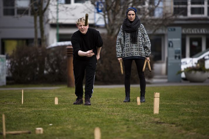 Eflaust munu einhverjir fara í Kubb á þessum laugardegi.