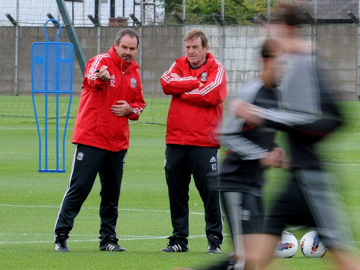 Steve Clarke og Kenny Dalglish.