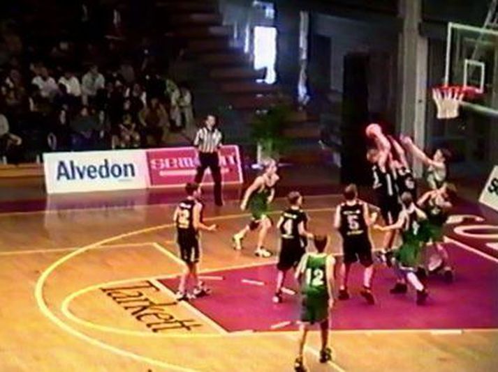 Jón Arnór Stefánsson var besti maður mótsins á Scania Cup árið 1996.