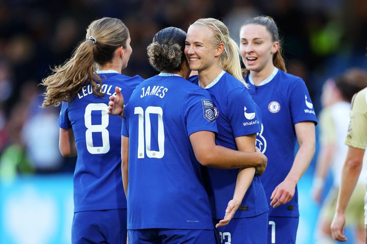 Chelsea lék á alls oddi í kvöld.