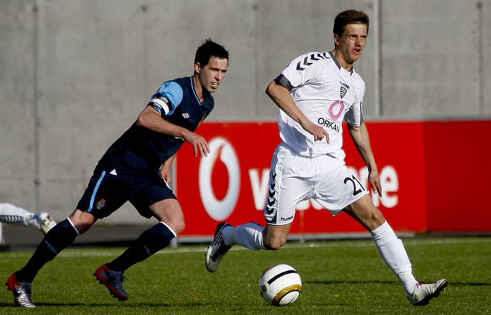 Denis Sytnik í leik með ÍBV í Evrópukeppninni í sumar.