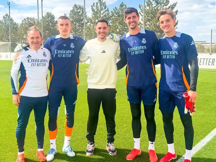 Joaquin Ketlun kveðst hafa sogið í sig þekkingu í heimsókninni til Madrid. Hann segir Thibaut Courtois besta markvörð heimsins í dag.