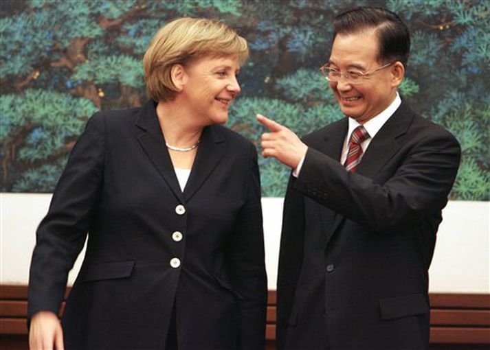 Angela Merkel og Wen Jiabao