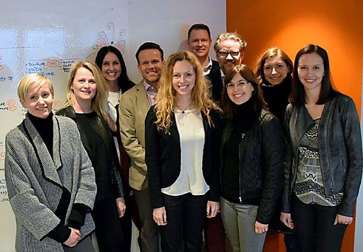 Stjórnin Ný stjórn landsnefndar var kosin á fimmtudag.