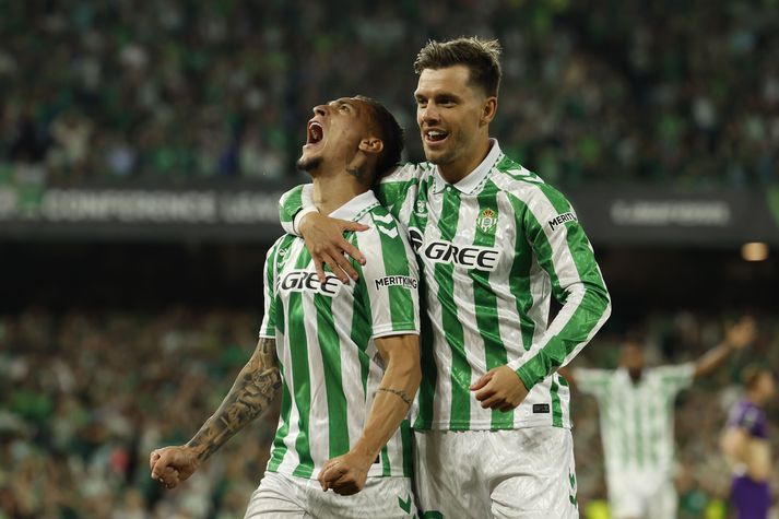 Antony fagnar marki með Real Betis á síðasta tímabili.