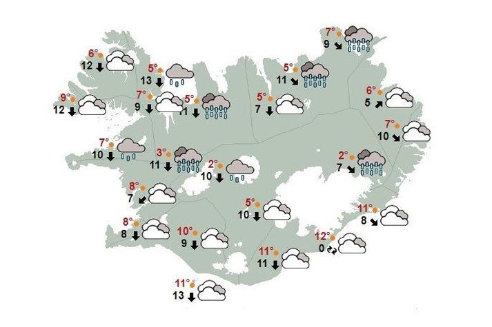 Samvæmt Bliku er von á kuldahreti. Veðurfræðingur hjá Veðurstofu Íslands segir að sumarið sé þó ekki búið.