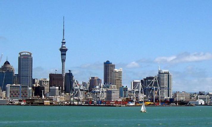 Auckland, höfuðborg Nýja-Sjálands.