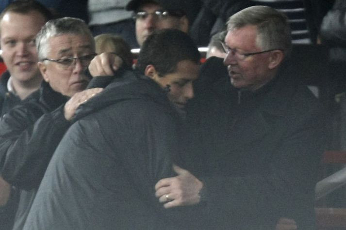 Javier Hernandez og Alex Ferguson