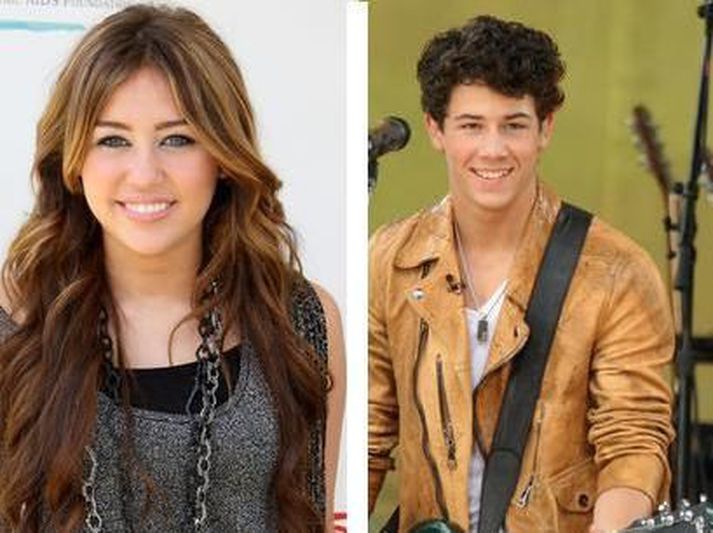 Miley og Nick.