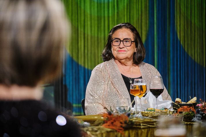 Inga Sæland mætti í Kryddsíldina á gamlársdag.