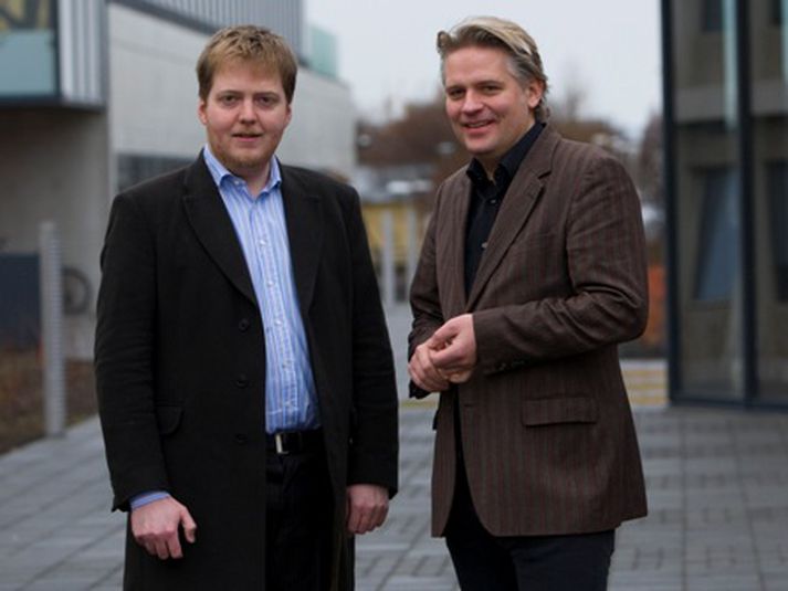 Sigmundur Davíð og Magnús Árni.