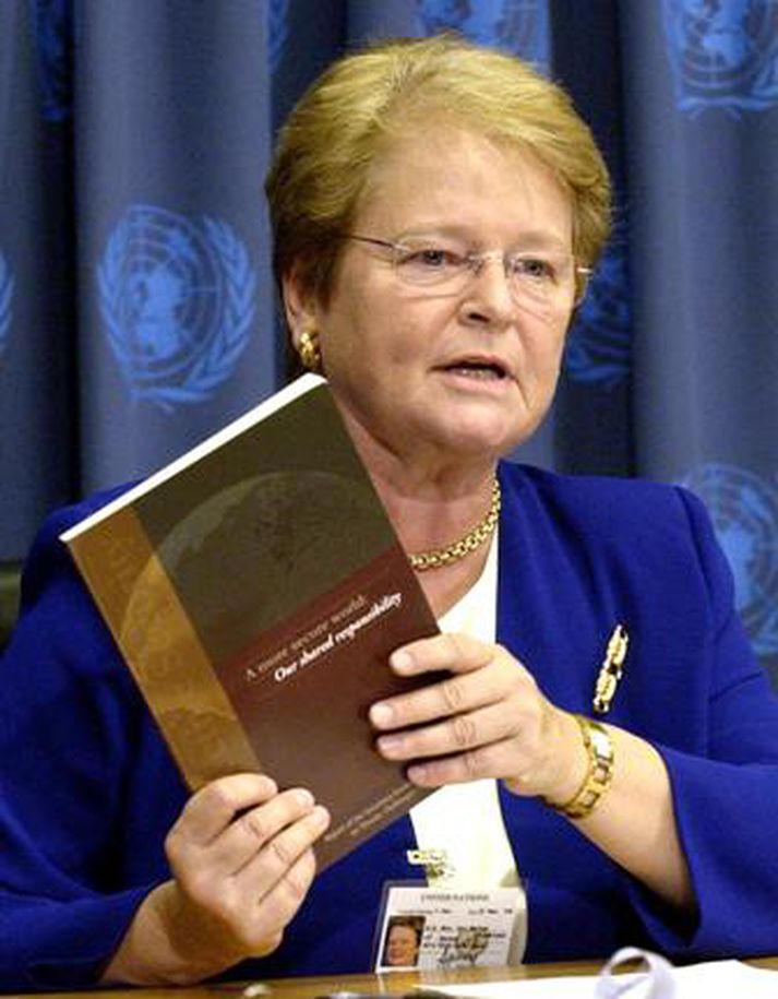 Gro Harlem Brundtland.