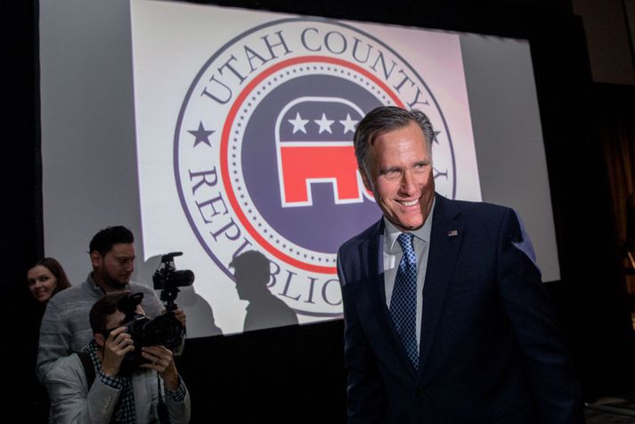 Mitt Romney er nýr öldungardeildarþingmaður repúblikana í Utah.
